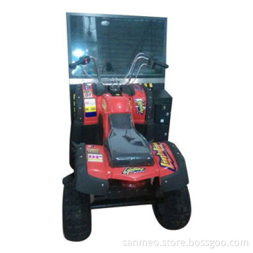 Arcade Game Machine with High Resolution Widescreen, Innovative Video for Four Wheel Motor
